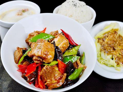 紅燒排骨套餐
